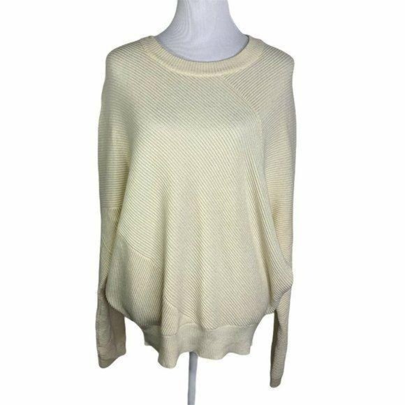 ALLSAINTS  Ribbed Crewneck Asymmetrical Sweater - Picture 2 of 10